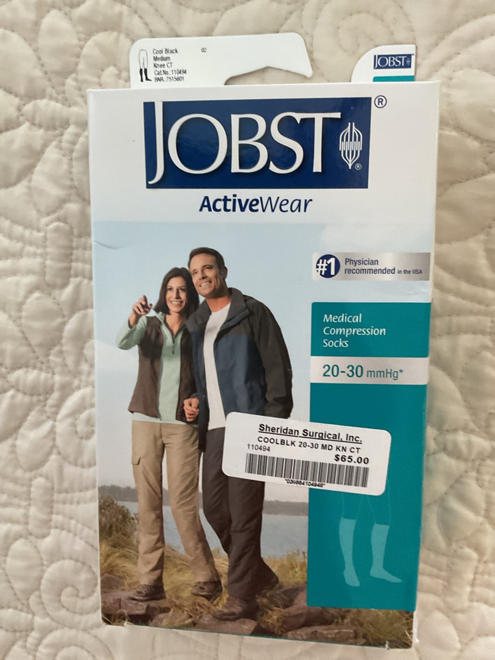 Jobst Actiwear Compression socks Medium Black 20-30 mmHg
